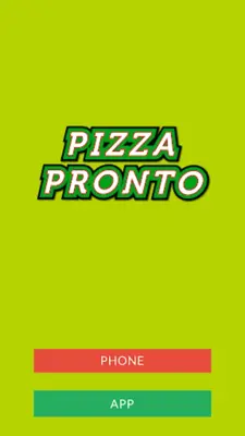 Pizza Pronto YO7 android App screenshot 2